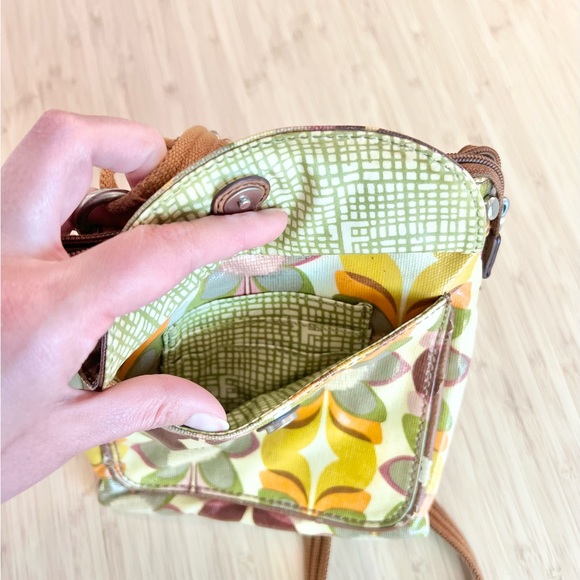 Fossil keyper purse floral design - Picture 2 of 4